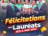 FÉLICITATIONS LAURÉA 2024 UIC